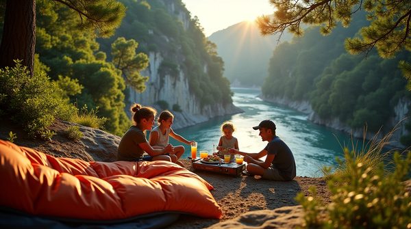 Camping familial dans les gorges de l'ardèche : adventure et confort